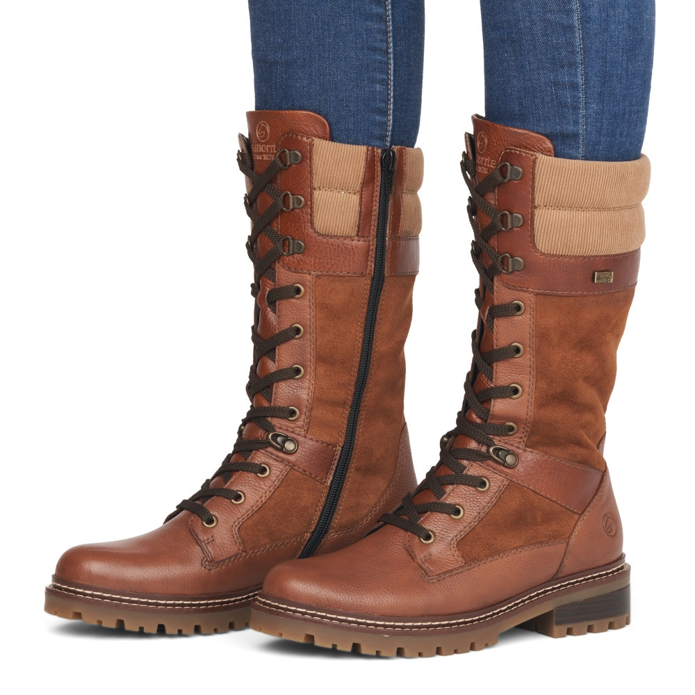 detail Dámske čižmy REMONTE D0B76-24 hnedá W3