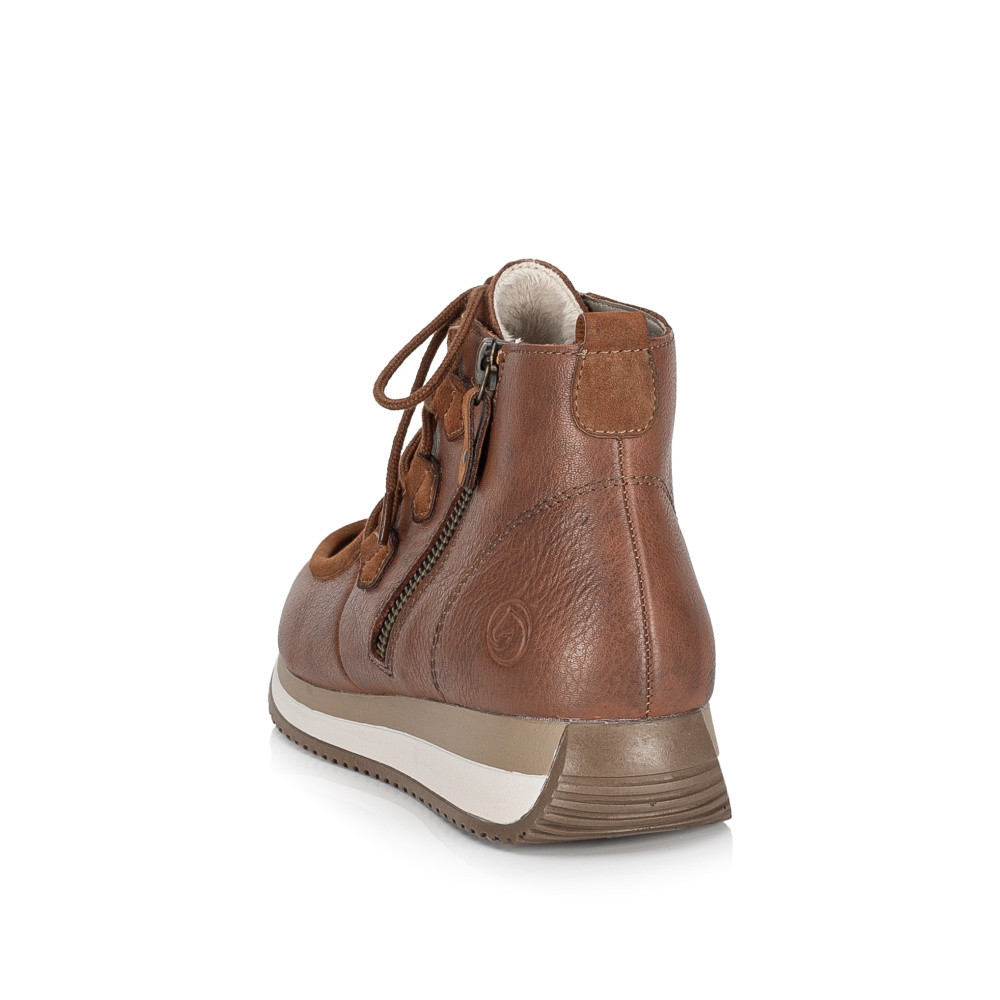 detail Dámská kotníková obuv REMONTE D0H70-24 hnědá W3