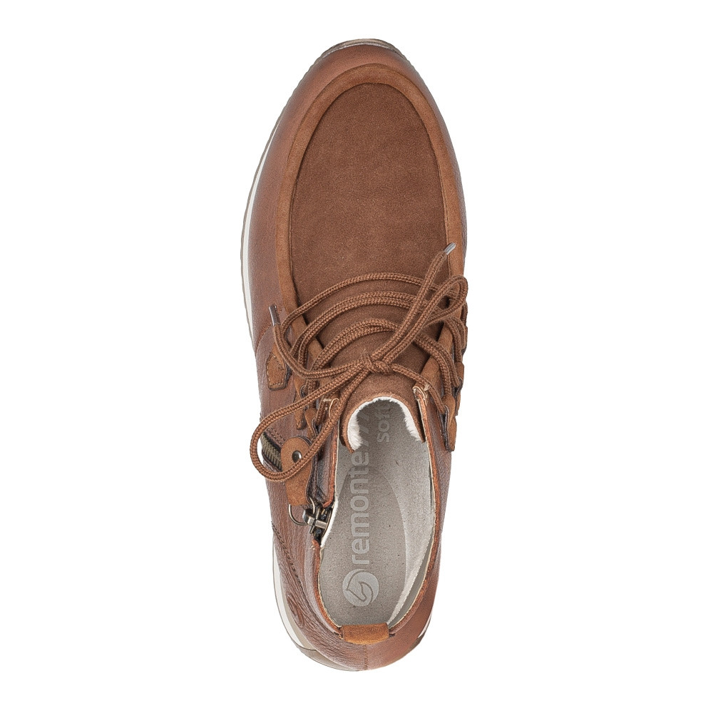 detail Dámská kotníková obuv REMONTE D0H70-24 hnědá W3