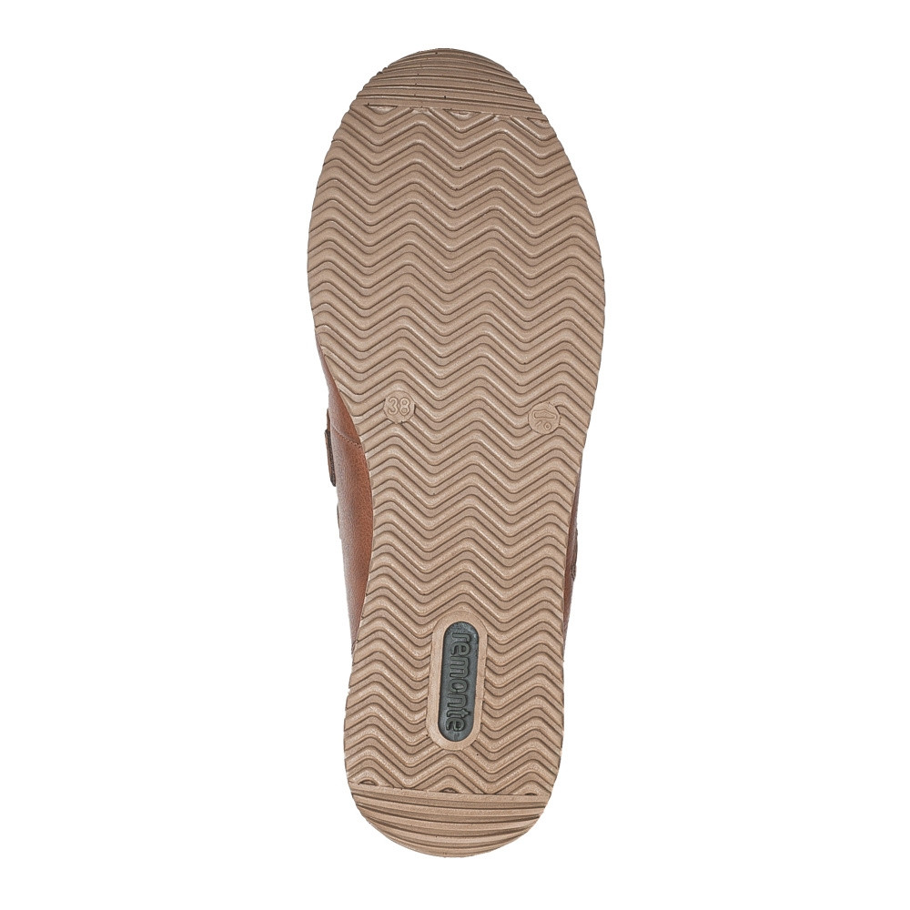 detail Dámská kotníková obuv REMONTE D0H70-24 hnědá W3