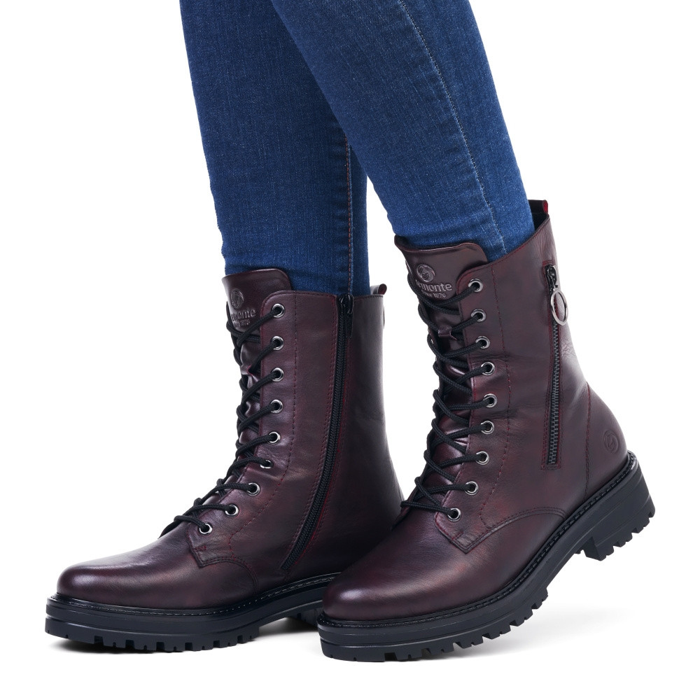 detail Dámska členková obuv REMONTE D2281-35 červená W3