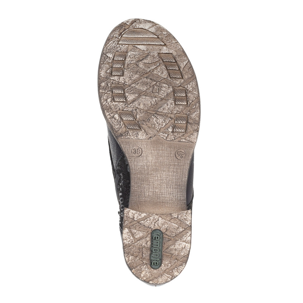 detail Dámská kotníková obuv REMONTE D4378-07 černá W3