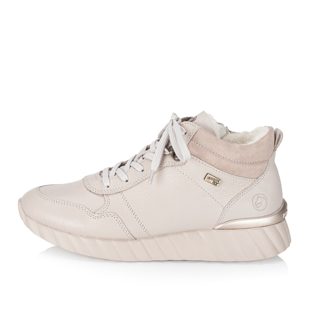 detail Dámska členková obuv REMONTE D5981-60 béžová W3