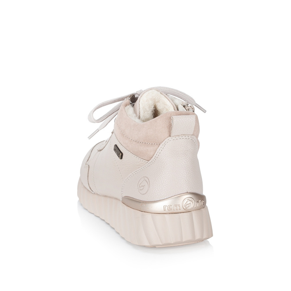 detail Dámska členková obuv REMONTE D5981-60 béžová W3