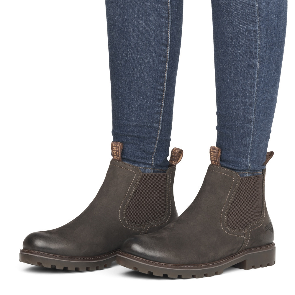 detail Dámská kotníková obuv REMONTE D8472-45 šedá W3