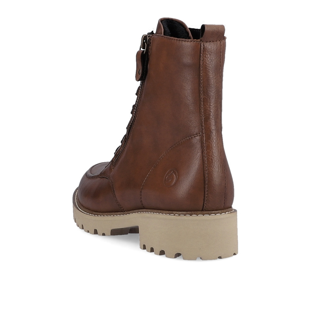 detail Dámská kotníková obuv REMONTE D8667-22 hnědá W3