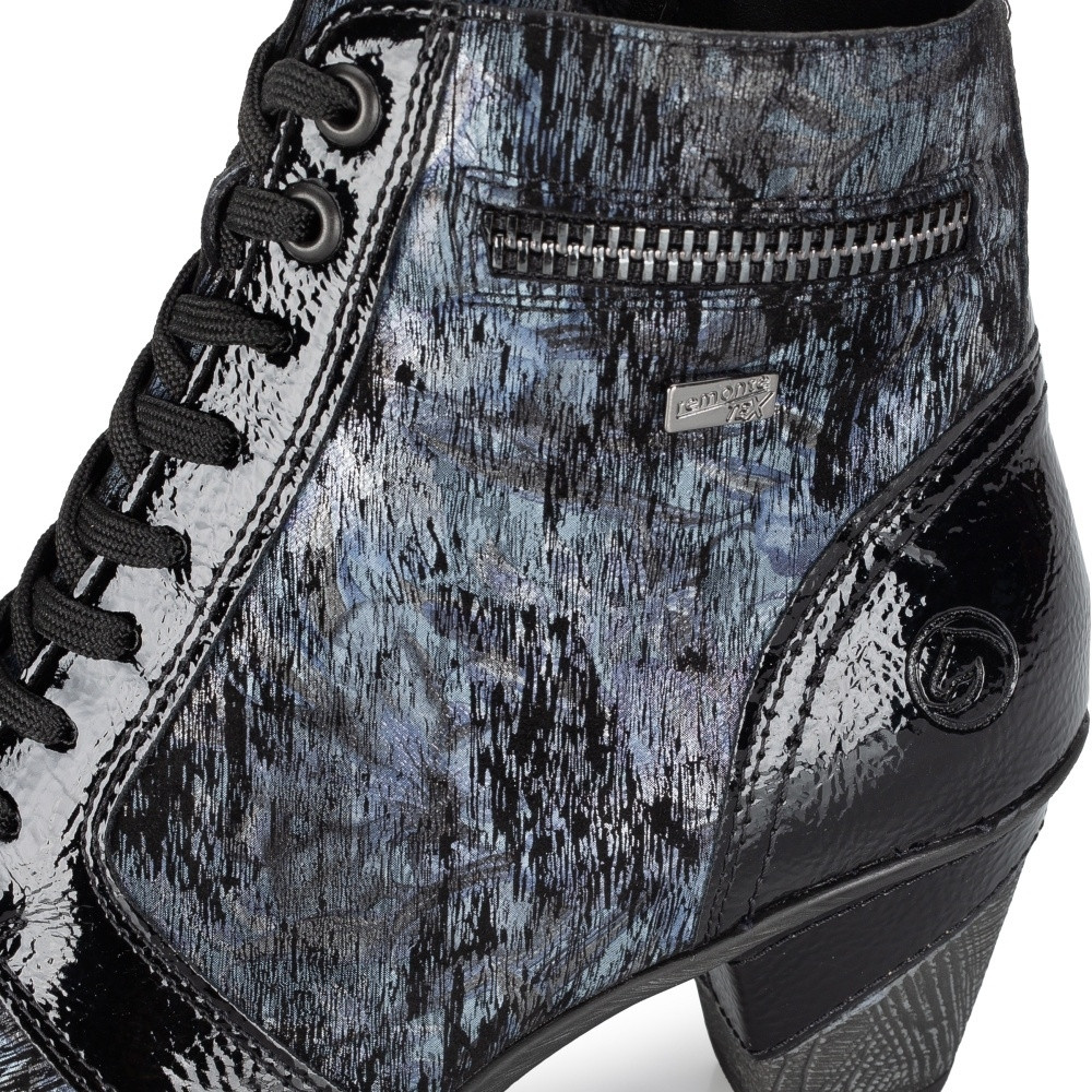 detail Dámská kotníková obuv REMONTE D8797-14 modrá W4