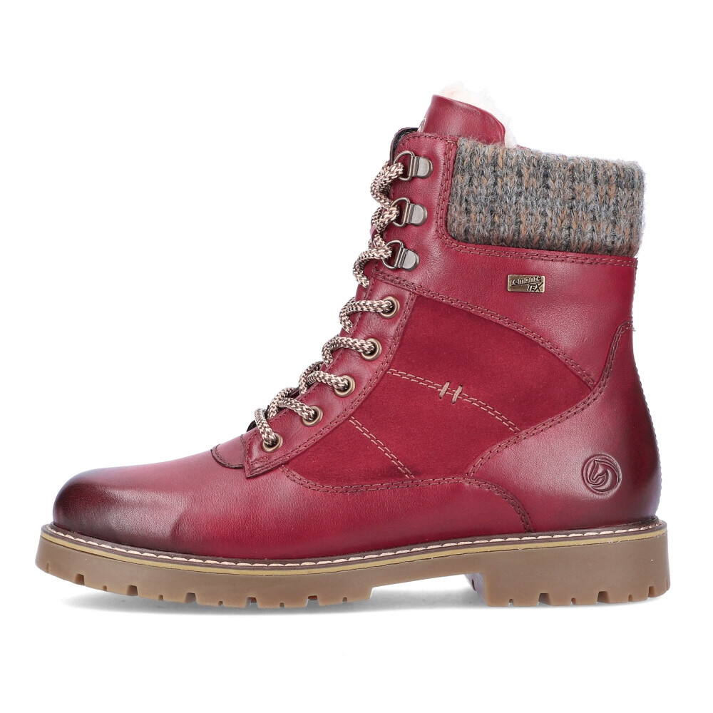 detail Dámská kotníková obuv REMONTE D9378-35 červená W4