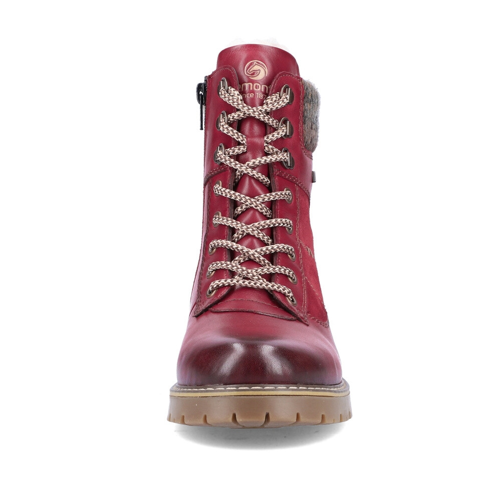 detail Dámská kotníková obuv REMONTE D9378-35 červená W4