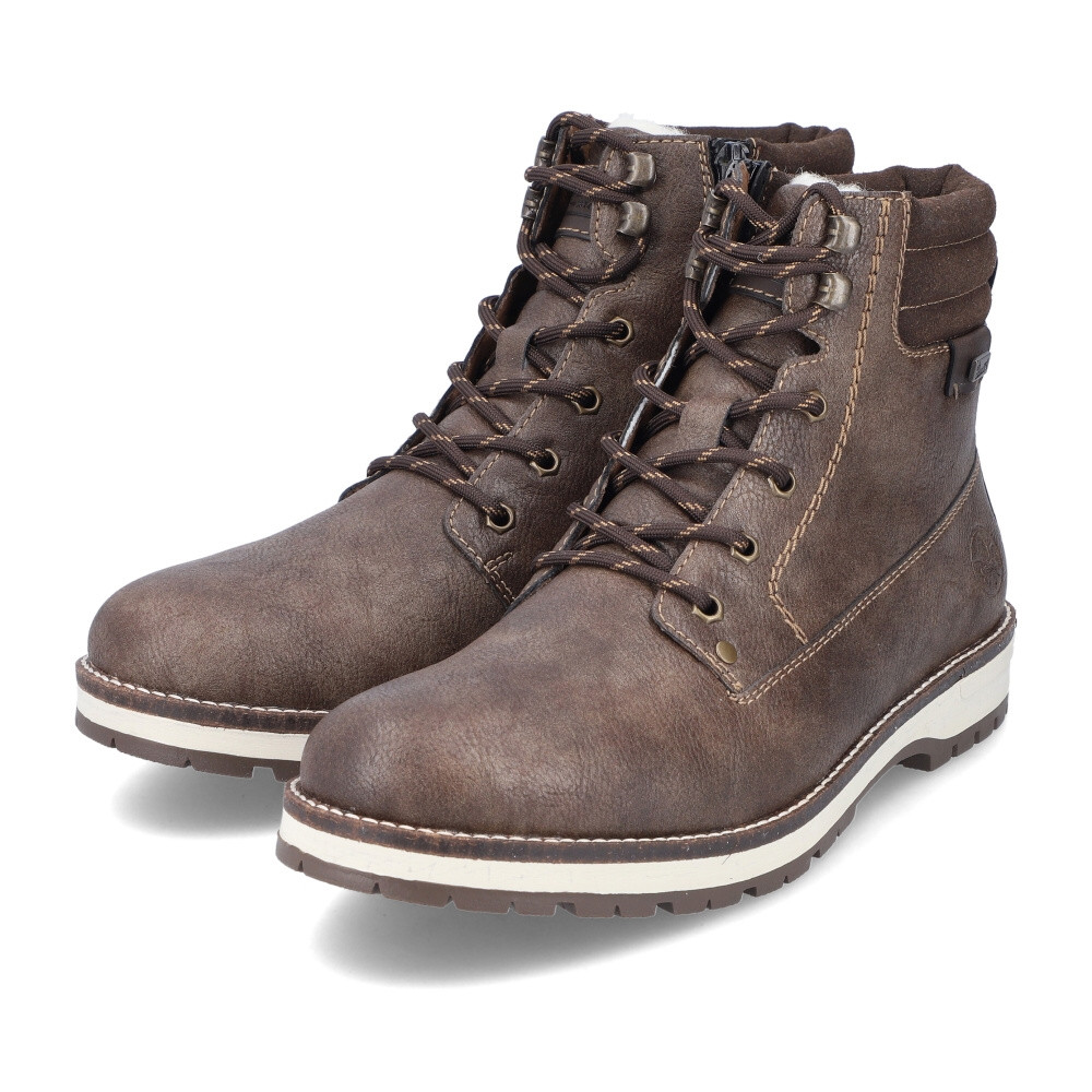 detail Pánská kotníková obuv RIEKER F3944-24 hnědá W3