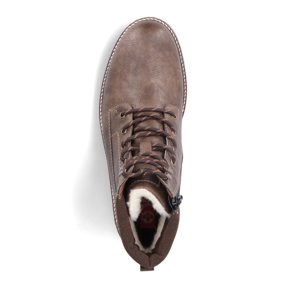 detail Pánská kotníková obuv RIEKER F3944-24 hnědá W3