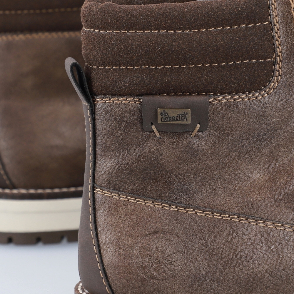 detail Pánská kotníková obuv RIEKER F3944-24 hnědá W3