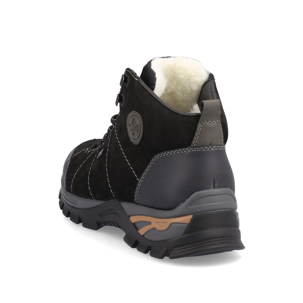 detail Pánská kotníková obuv RIEKER F6814-00 černá W3