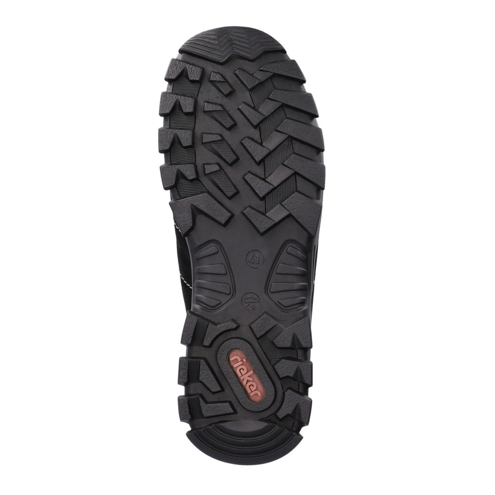 detail Pánská kotníková obuv RIEKER F6814-00 černá W3