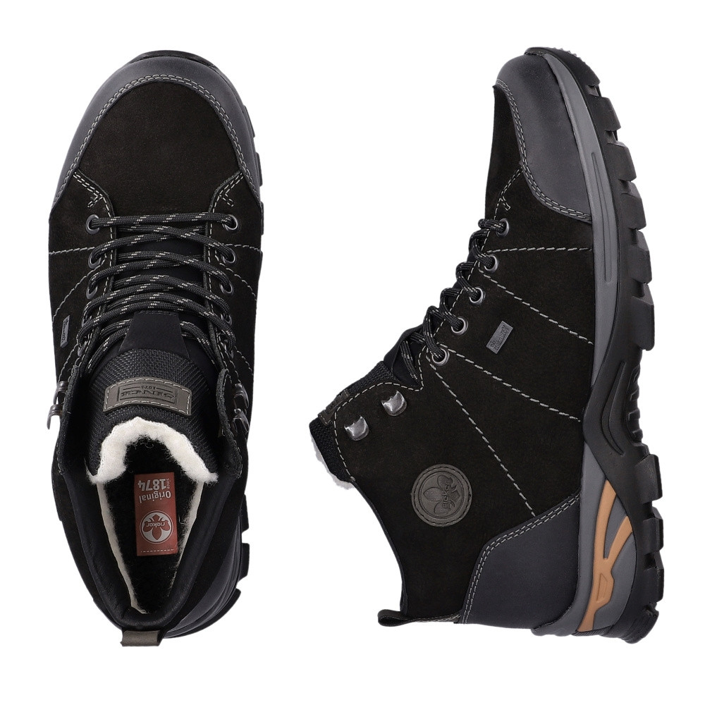 detail Pánská kotníková obuv RIEKER F6814-00 černá W3