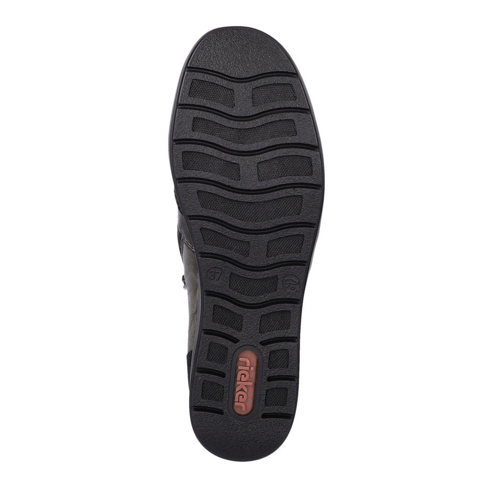 detail Dámská kotníková obuv RIEKER L4851-52 zelená W3