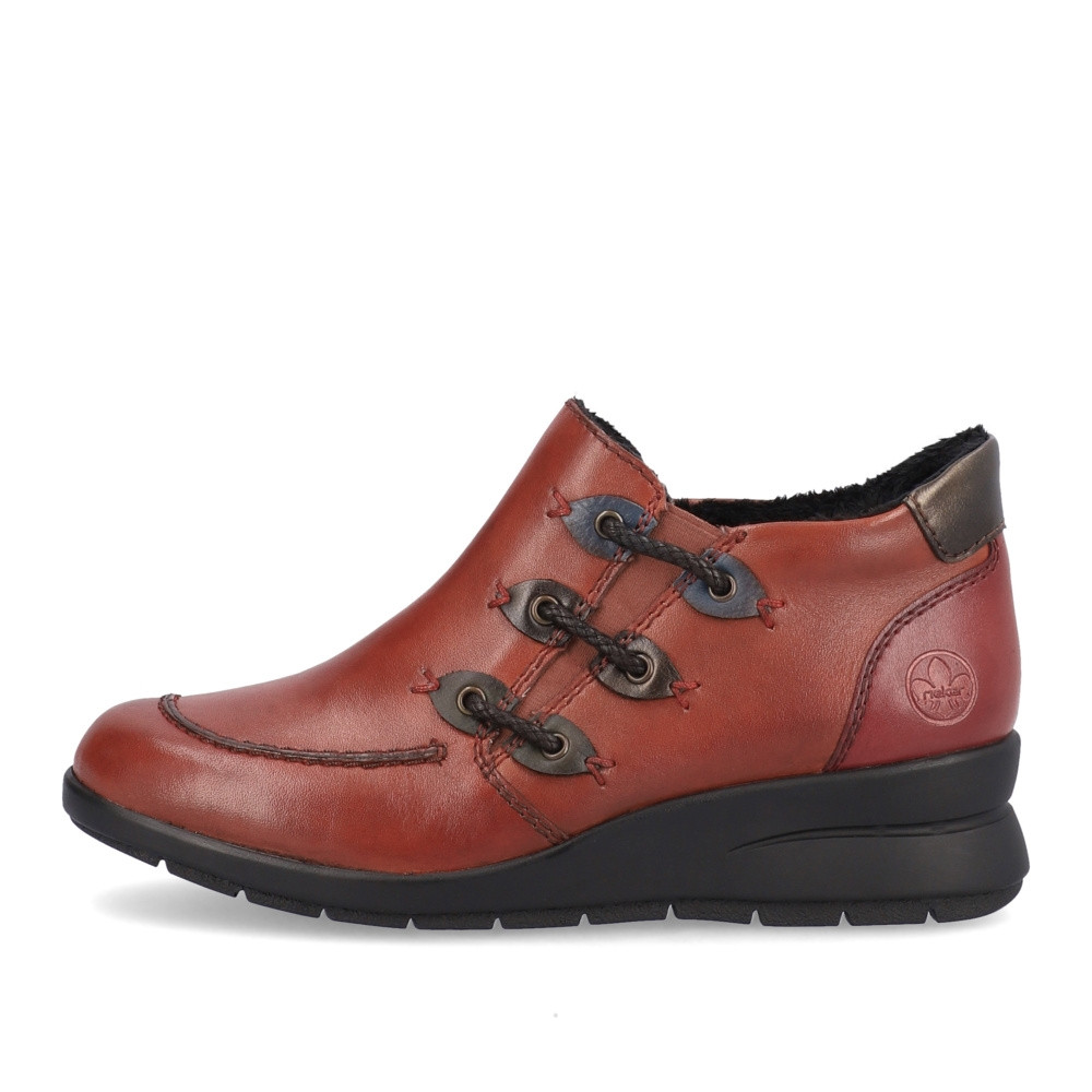 detail Dámská kotníková obuv RIEKER L4853-38 hnědá W3