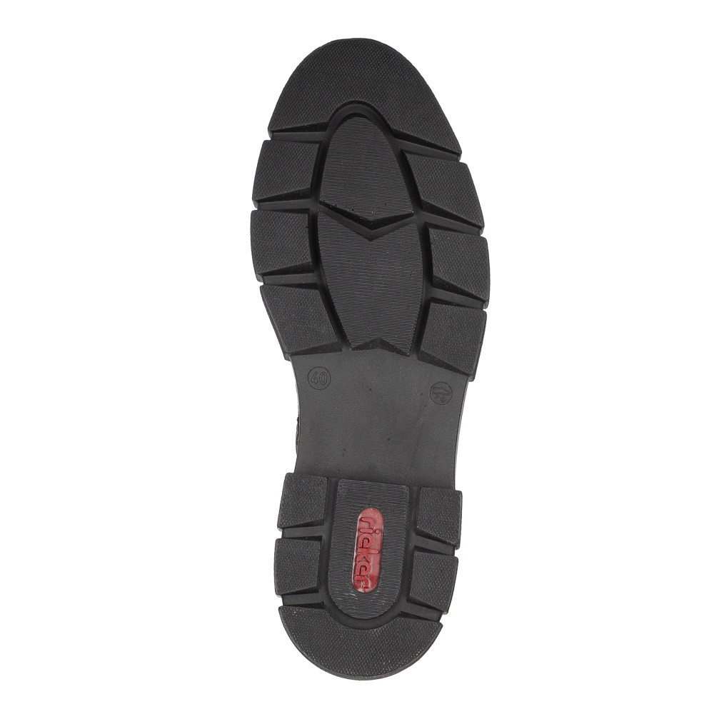 detail Dámská kotníková obuv RIEKER M3807-00 černá W3