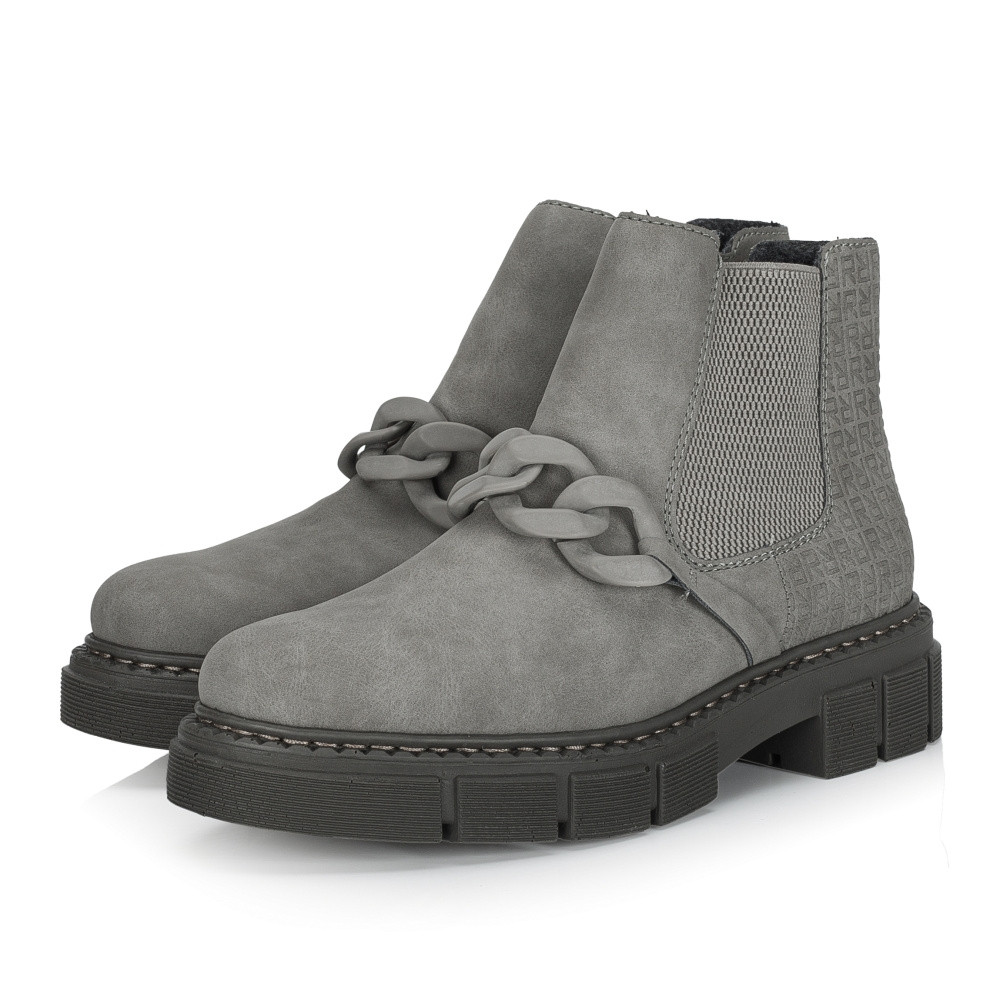 detail Dámská kotníková obuv RIEKER M3873-52 zelená W3