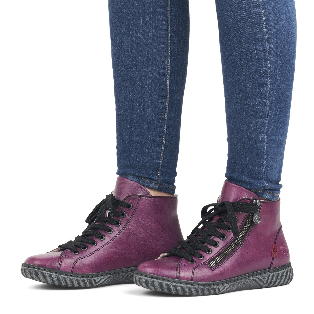 detail Dámská obuv RIEKER RIE-10304097-W3 fialová