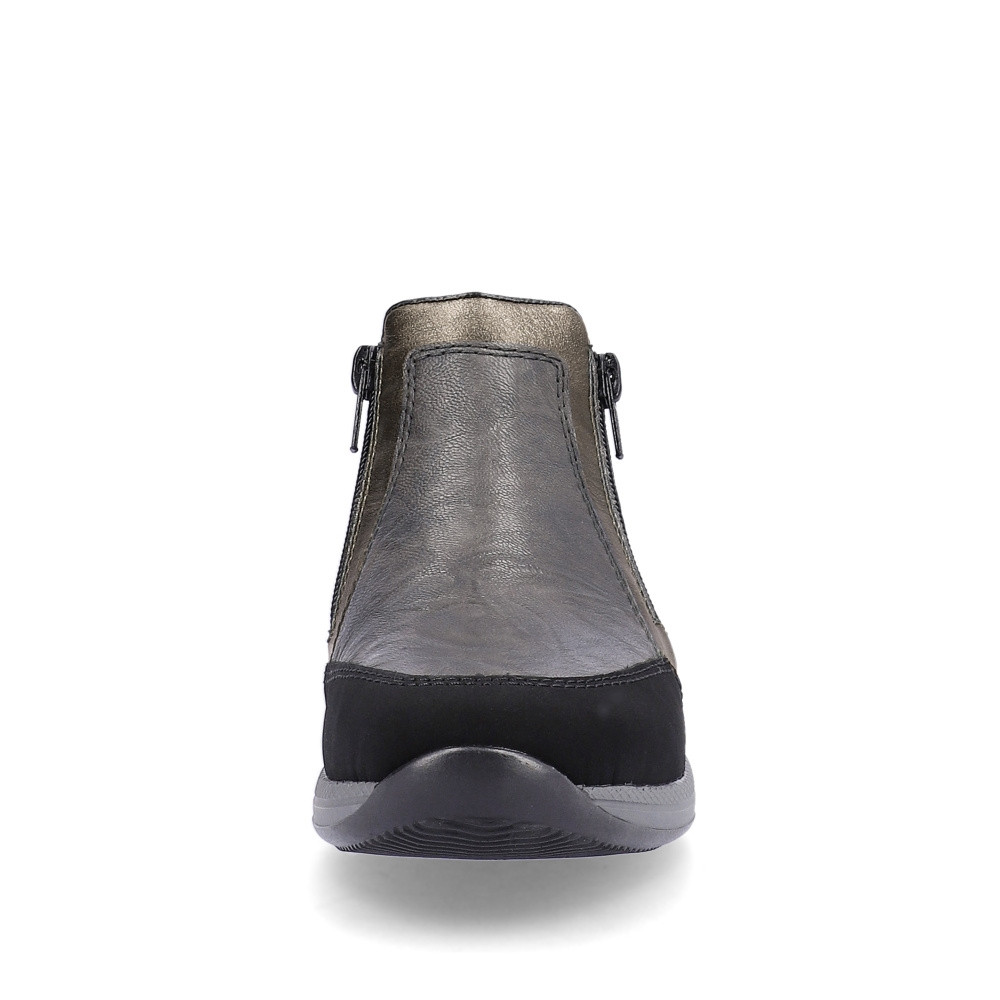 detail Dámska členková obuv RIEKER N1152-42 čierna W4
