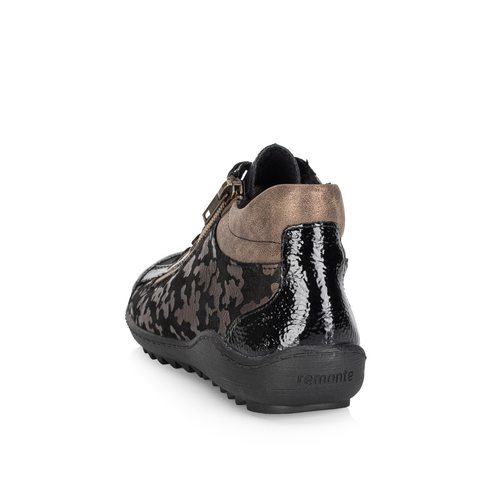 detail Dámská kotníková obuv REMONTE R1462-90 černá W3