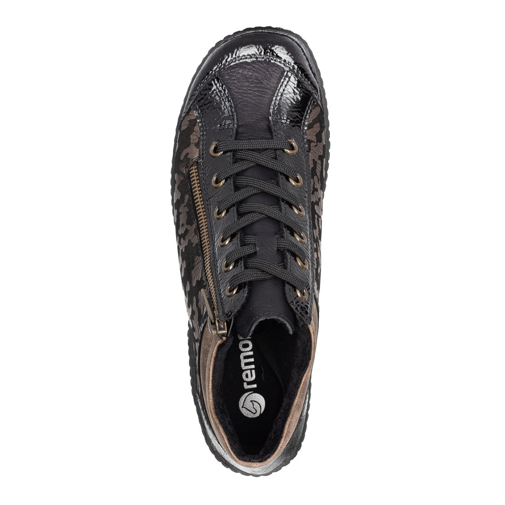 detail Dámská kotníková obuv REMONTE R1462-90 černá W3