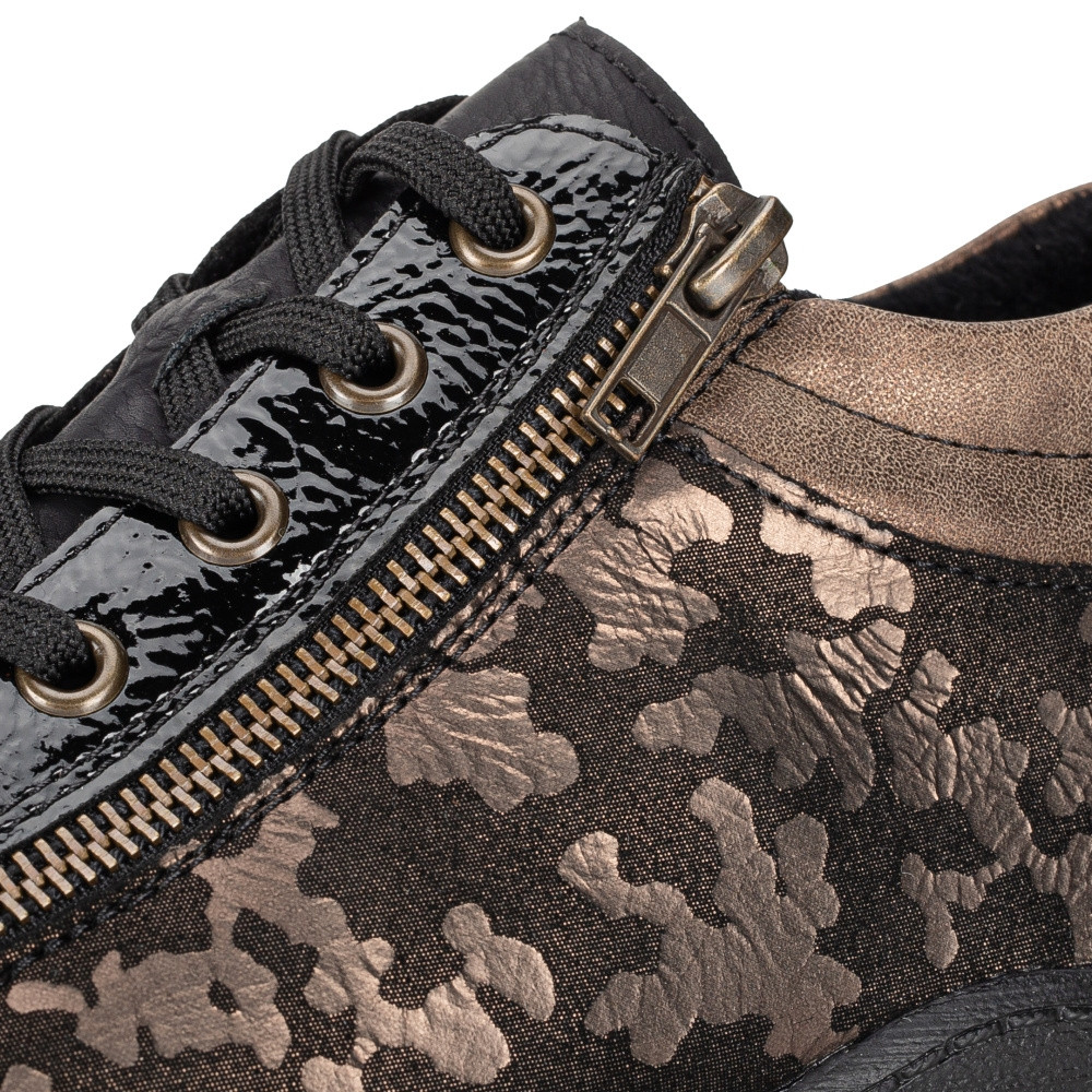 detail Dámská kotníková obuv REMONTE R1462-90 černá W3