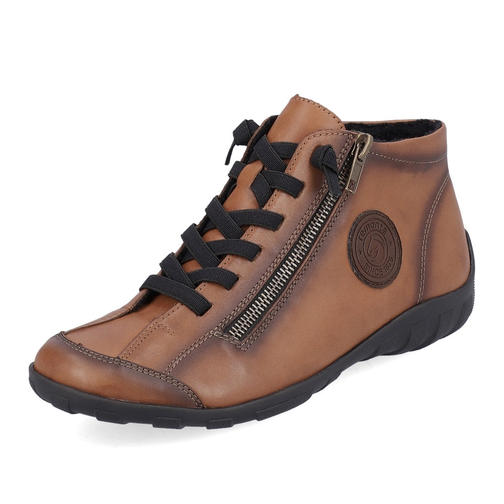 detail Dámská kotníková obuv REMONTE R3491-22 hnědá W3