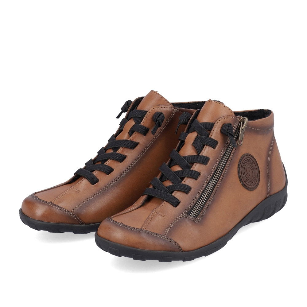 detail Dámská kotníková obuv REMONTE R3491-22 hnědá W3