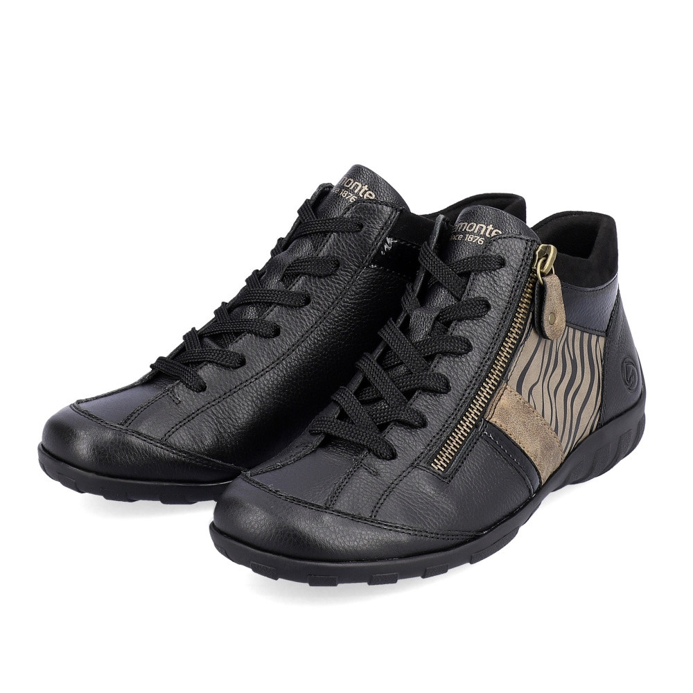detail Dámská kotníková obuv REMONTE R3498-01 černá W3