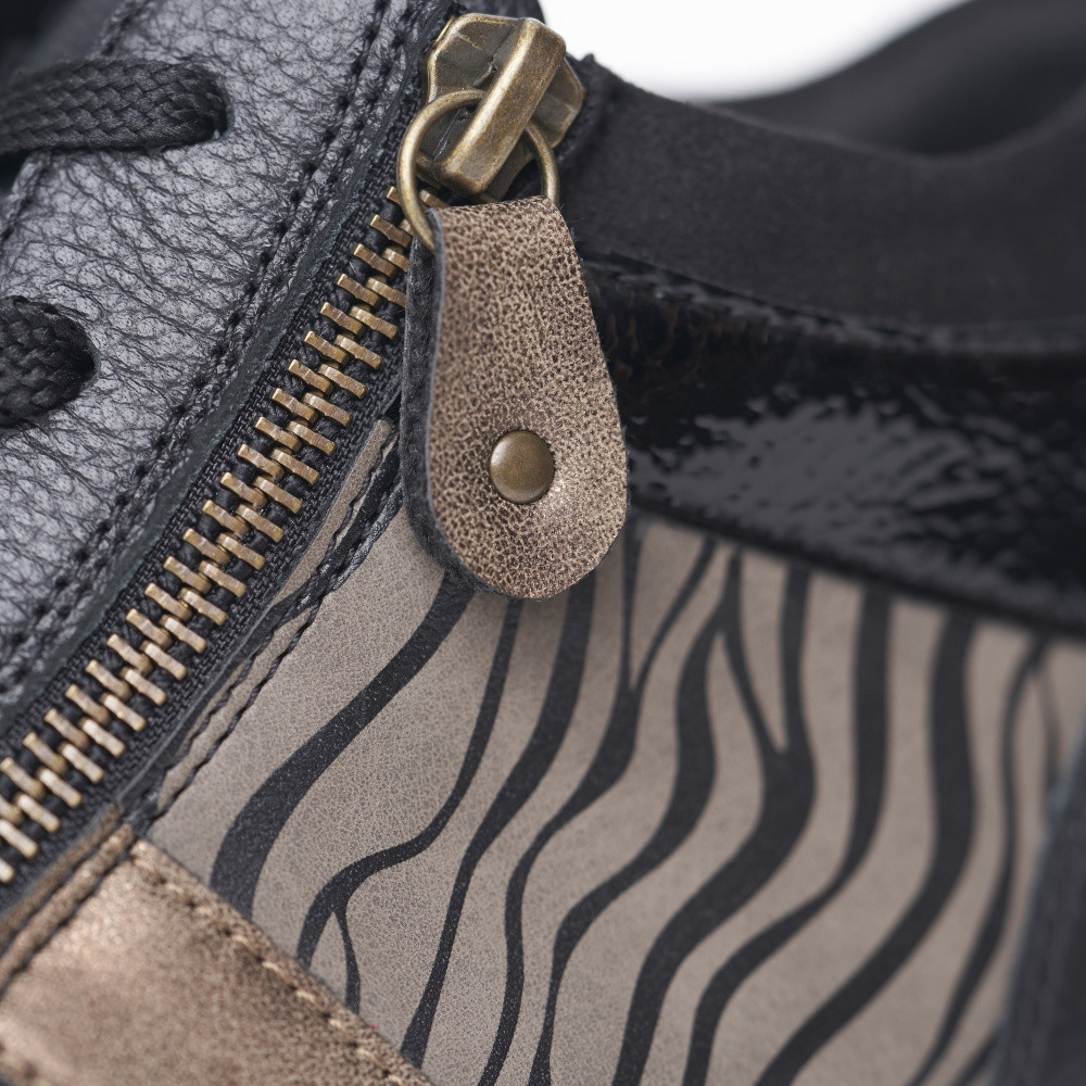 detail Dámská kotníková obuv REMONTE R3498-01 černá W3
