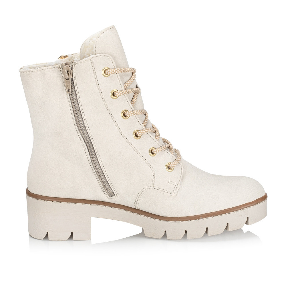 detail Dámská kotníková obuv RIEKER X5719-60 béžová W3