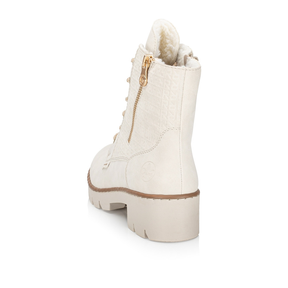 detail Dámská kotníková obuv RIEKER X5719-60 béžová W3