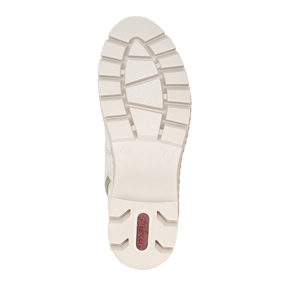 detail Dámská kotníková obuv RIEKER X5719-60 béžová W3