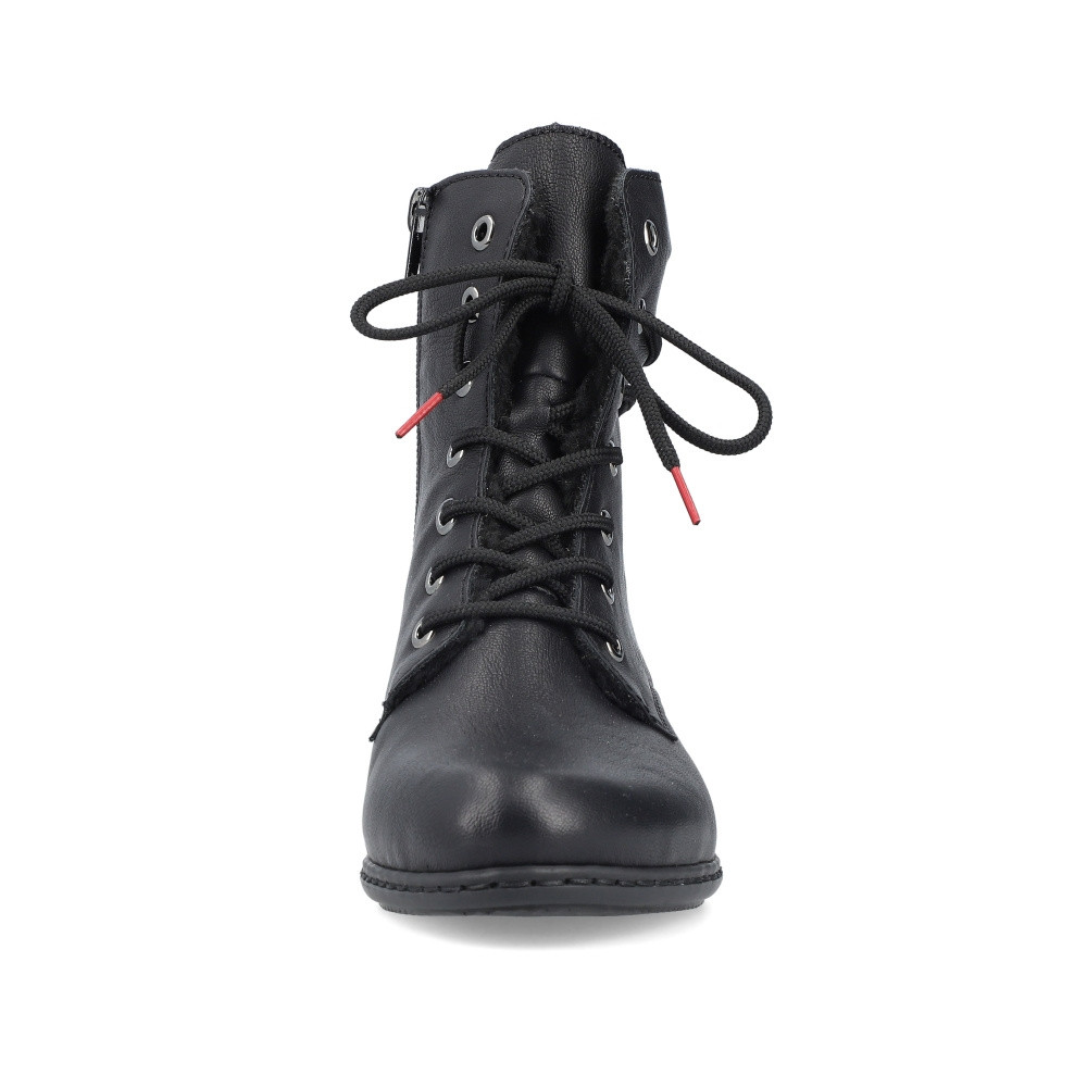 detail Dámská kotníková obuv RIEKER Y0701-00 černá W3