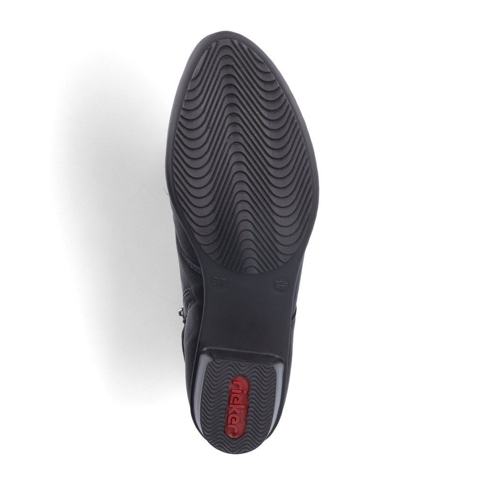 detail Dámská kotníková obuv RIEKER Y0701-00 černá W3