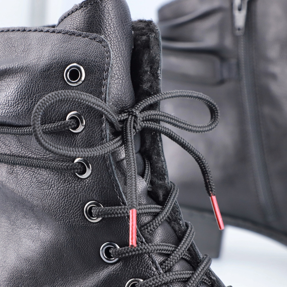 detail Dámská kotníková obuv RIEKER Y0701-00 černá W3