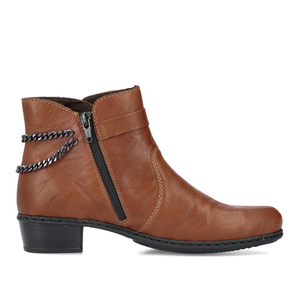 detail Dámská kotníková obuv RIEKER Y0784-22 hnědá W3