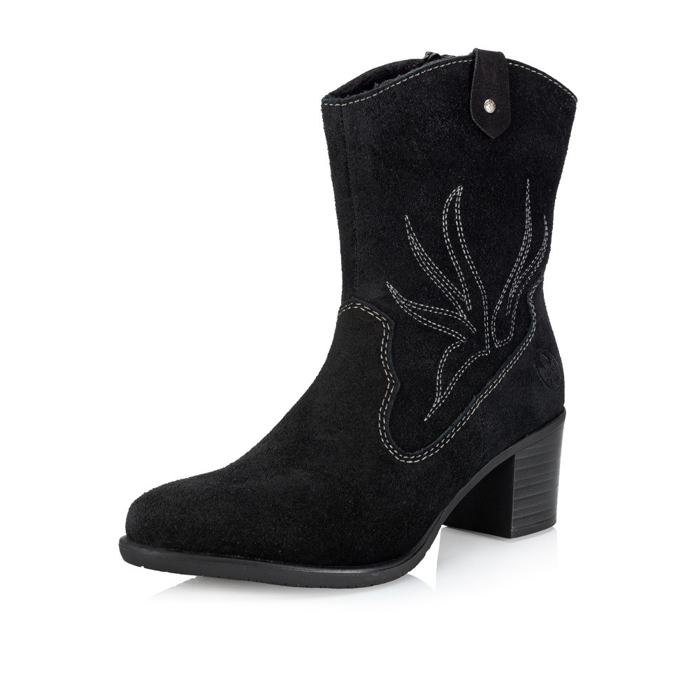 detail Dámská kotníková obuv RIEKER Y2057-00 černá W3