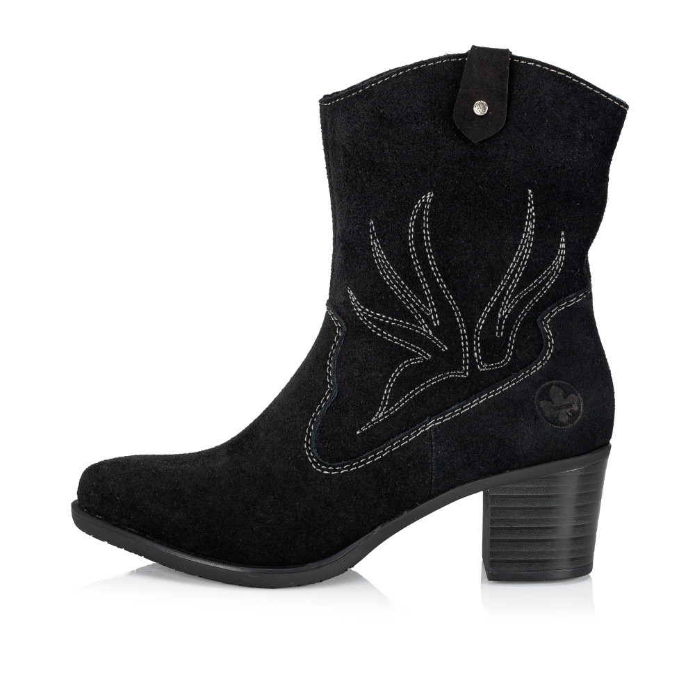 detail Dámská kotníková obuv RIEKER Y2057-00 černá W3