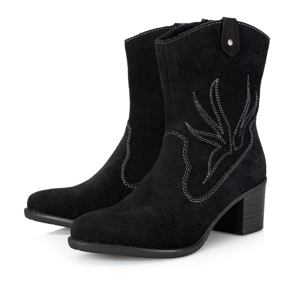 detail Dámská kotníková obuv RIEKER Y2057-00 černá W3