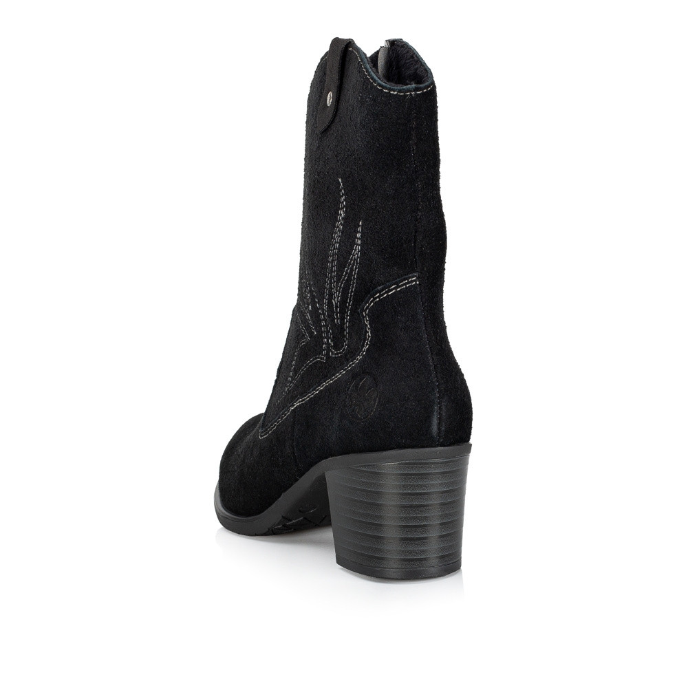 detail Dámská kotníková obuv RIEKER Y2057-00 černá W3