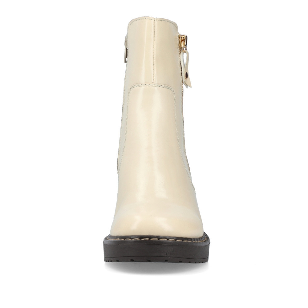 detail Dámská kotníková obuv RIEKER Y4155-60 béžová W3