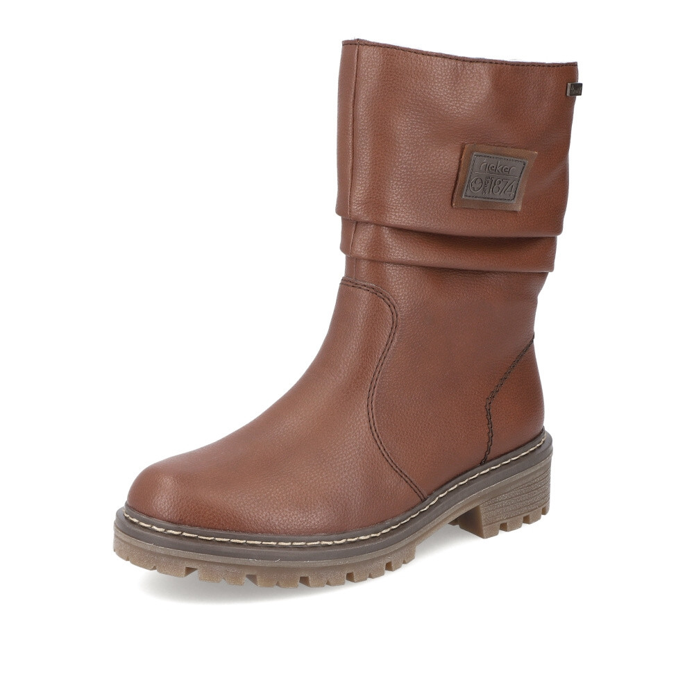 detail Dámská kotníková obuv RIEKER Y9260-25 hnědá W3