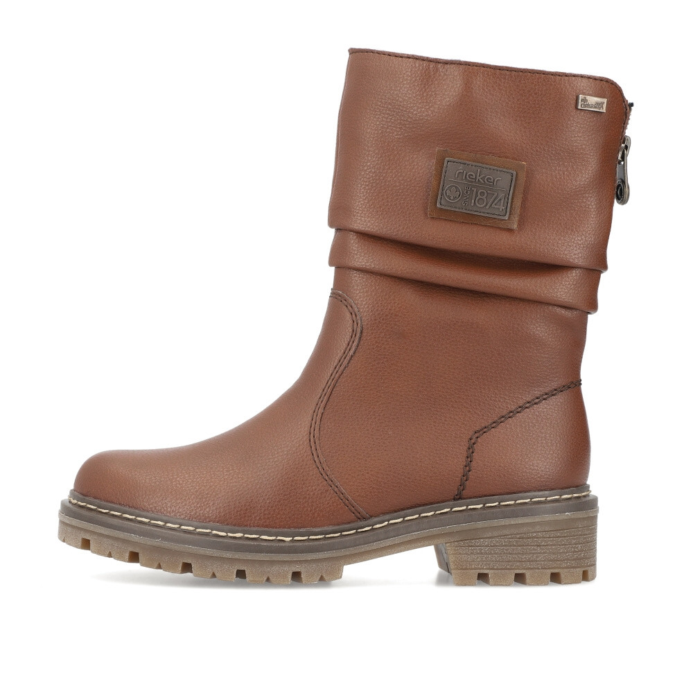 detail Dámská kotníková obuv RIEKER Y9260-25 hnědá W3