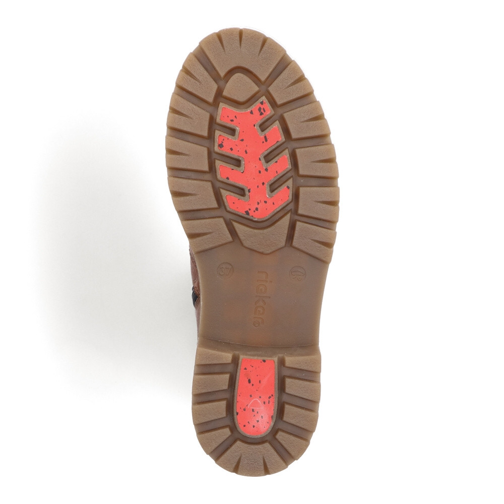 detail Dámská kotníková obuv RIEKER Y9260-25 hnědá W3