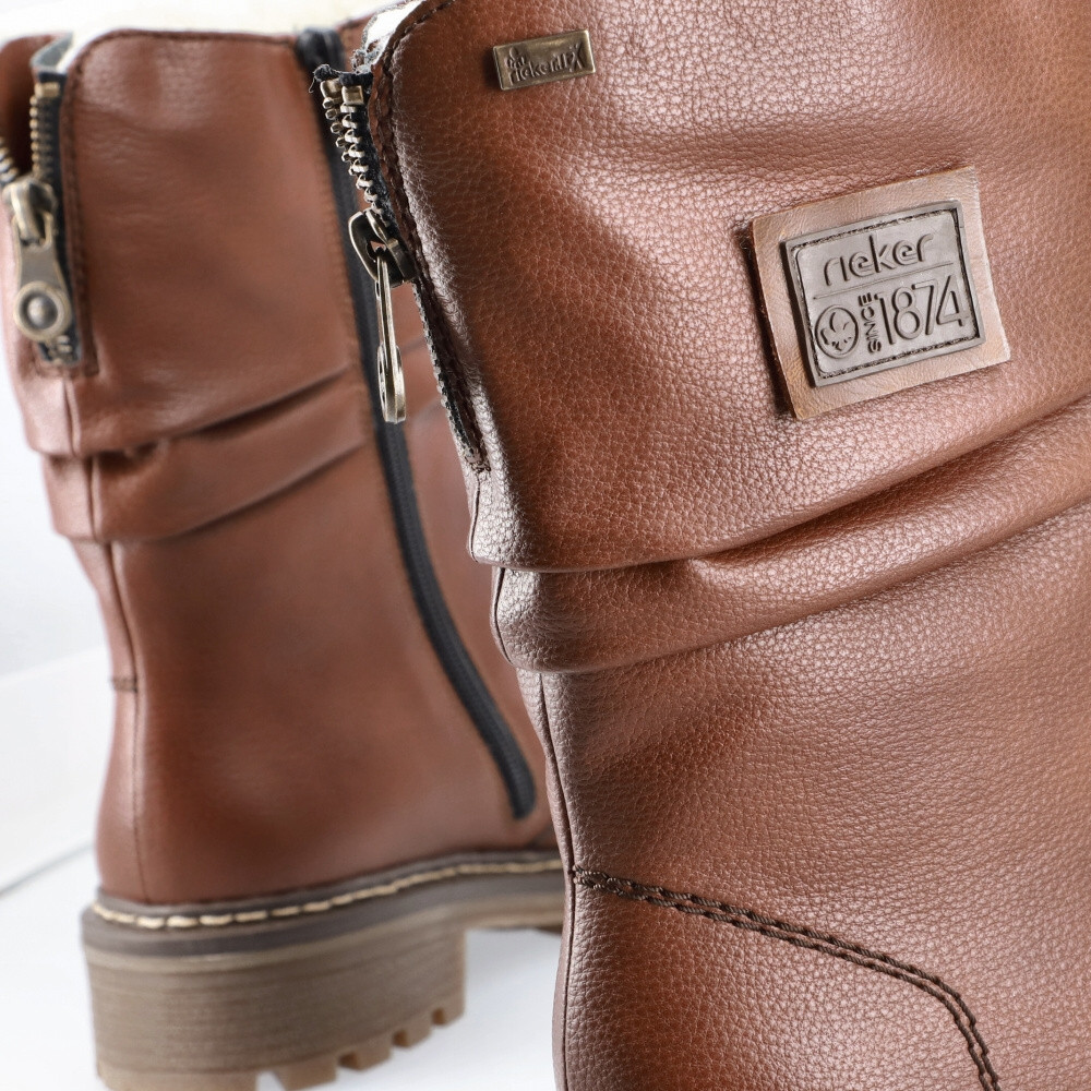detail Dámská kotníková obuv RIEKER Y9260-25 hnědá W3