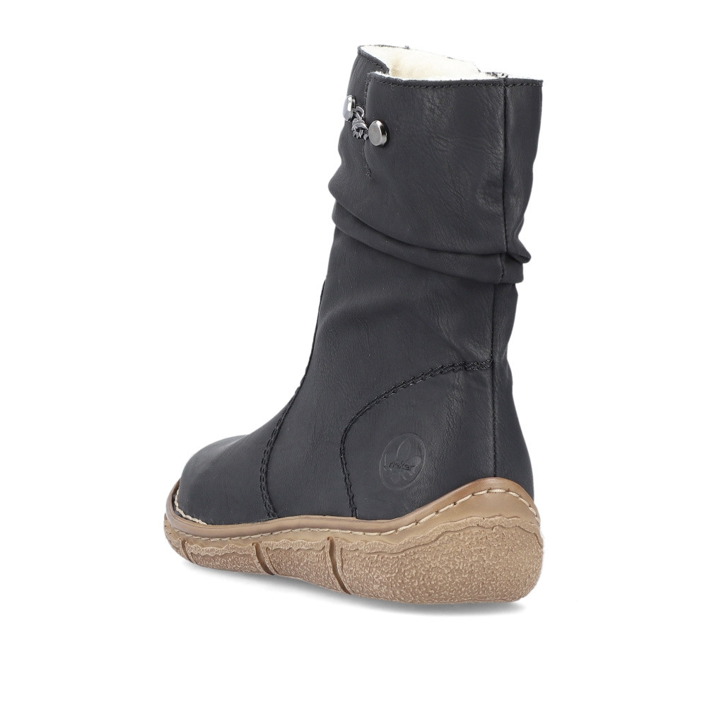 detail Dámská kotníková obuv RIEKER Z3771-00 černá W5