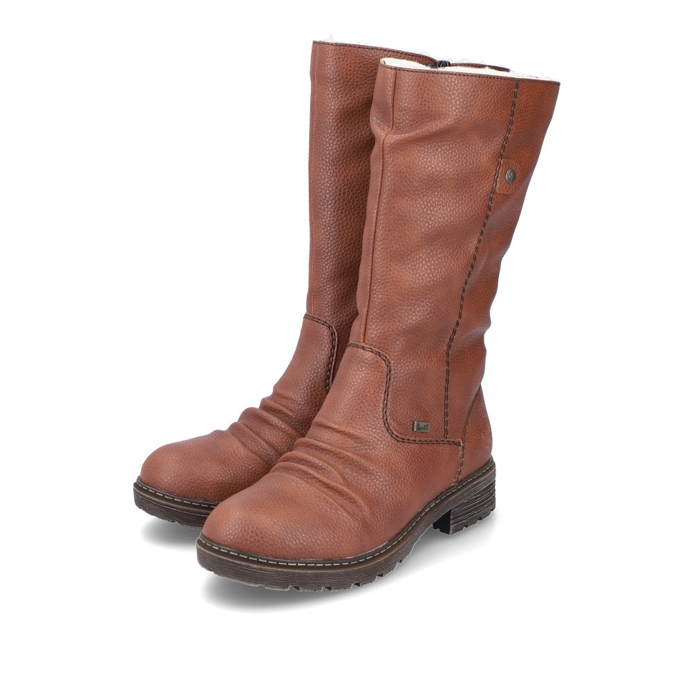 detail Dámske čižmy RIEKER Z4788-25 hnedá W3